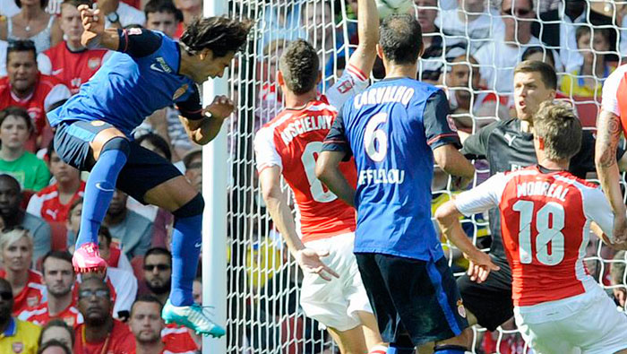 Falcao anotó su gol en el minuto 36. (Foto: Efe)