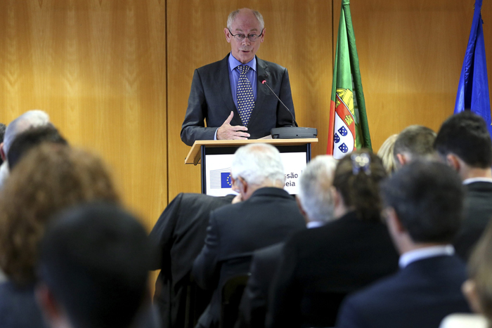 El presidente del Consejo Europeo, Herman Van Rompuy, no ofreció detalles del tema. (Foto: EFE)