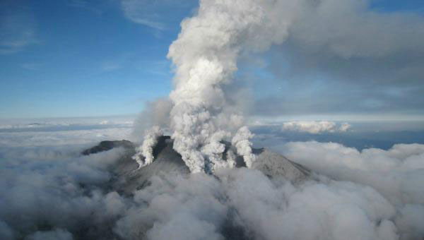 El volcán Ontake entró en actividad el sábado. (Foto: AFP)