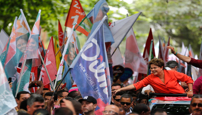Los últimos sondeos perfilan a Rousseff como ganadora (Foto:Reuters)