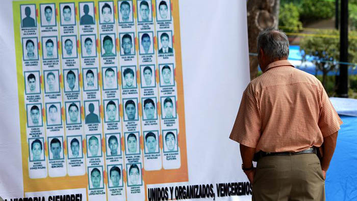 Los 43 estudiantes de la escuela normal rural de Ayotzinapa desaparecieron el 26 de septiembre. (Foto: EFE)