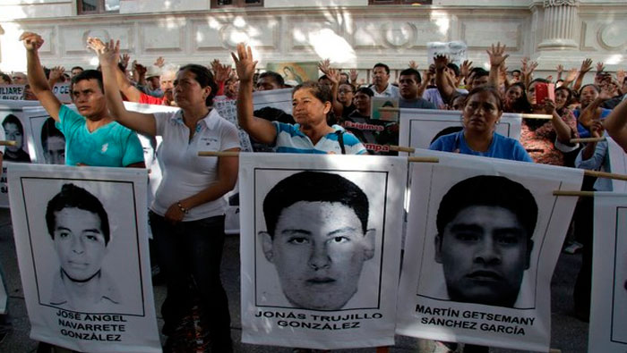 Este domingo se cumple un mes de la desaparición de los 43 jóvenes. (Foto: La Jornada)