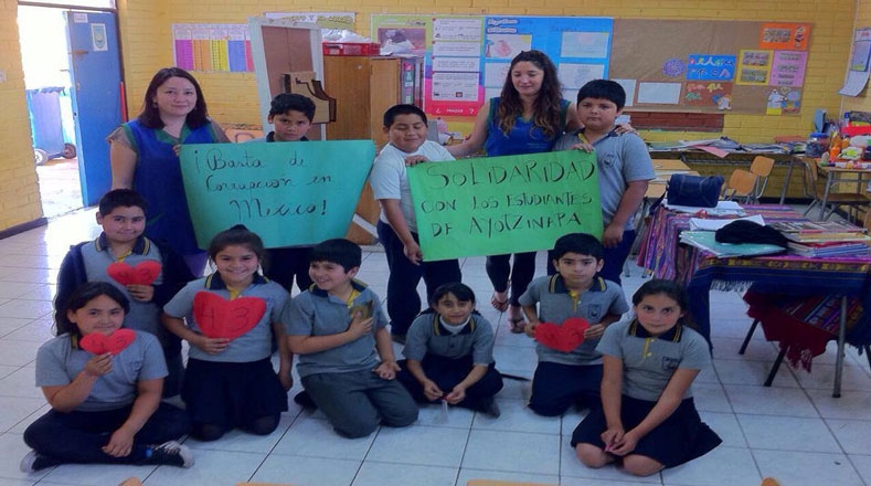 Los niños desde sus escuelas expresaron su rechazó a la corrupción en México