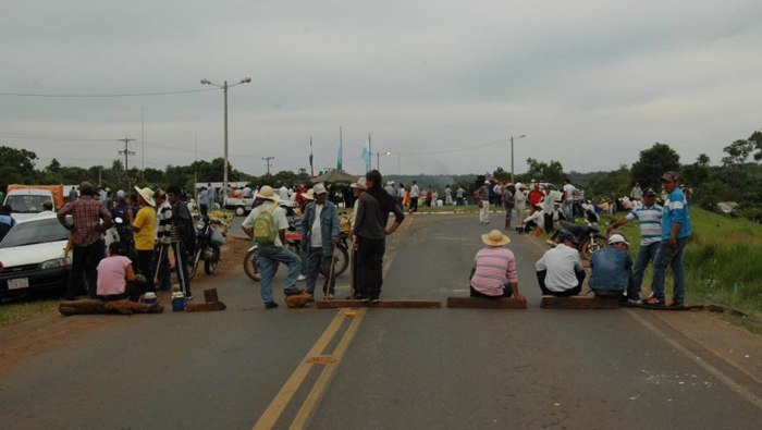 Se intensifican protestas al norte de Paraguay tras fracaso de diálogos. (Foto: ABC Color)