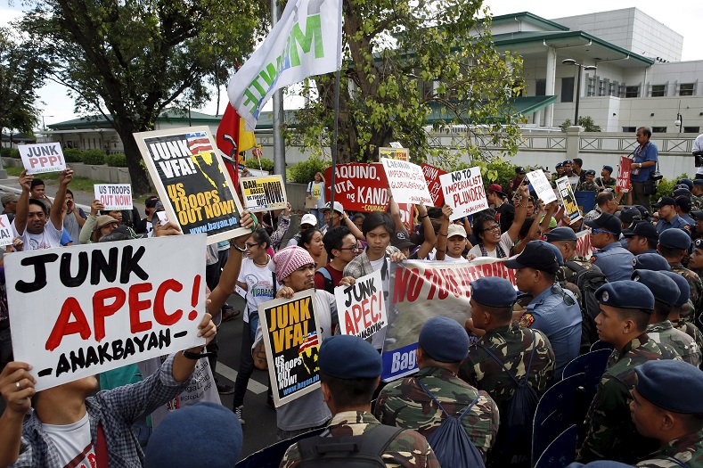 Junk APEC! Activists Protest APEC Summit in Manila, Philippines