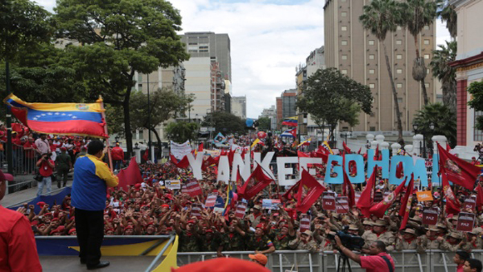 La gran mayoría del pueblo venezolano apoya al presidente constitucional Nicolás Maduro y rechaza categóricamente cualquier acción injerencista.