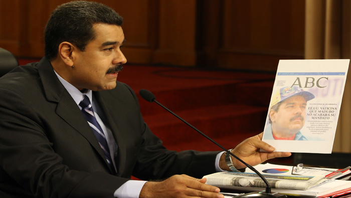 Maduro: “El imperio se ha sumado a una agresión permanente contra Venezuela”.