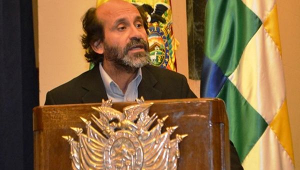 El representante de la Oficina Regional de la FAO en Bolivia, Crispín Moreira.