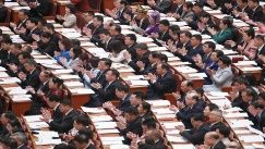 La reunión inaugural de la segunda sesión de la XIV Asamblea Popular Nacional se celebra en el Gran Palacio del Pueblo en Beijing, capital de China, el 5 de marzo de 2024.