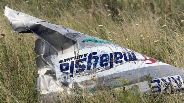 El avión se estrelló la semana pasada en Donetsk.