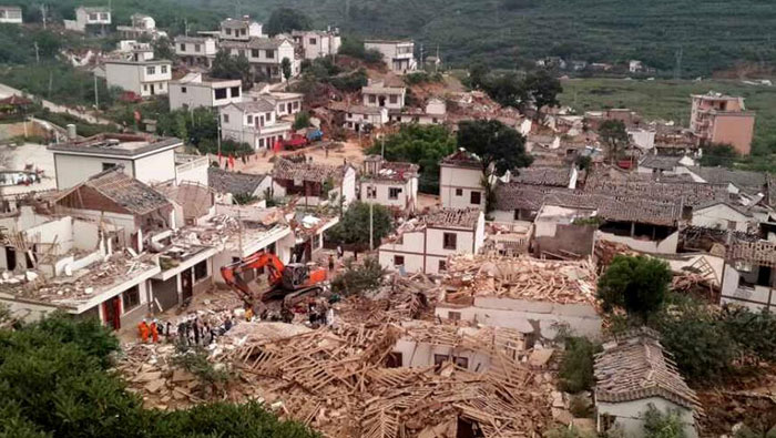 La provincia China de Yunnan, afectada este domingo por un fuerte sismo
