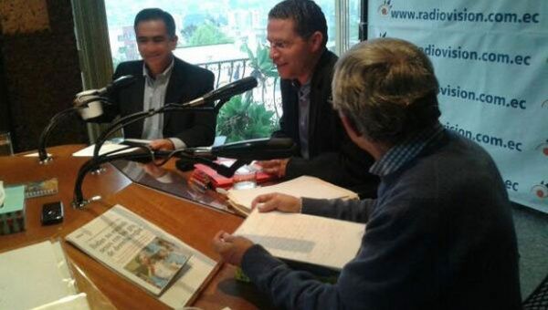 Los candidatos a la Alcaldía de Quito, Augusto Barrera y Mauricio Rodas participaron este jueves en un debate radial por casi tres horas (Foto: elcomercio)