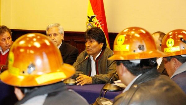 Evo Morales aseguró que aquellas "verdaderas cooperativas" tienen garantizado su funcionamiento. (Foto: ABI)