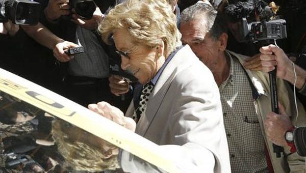 Faustina Romeral de 90 años también declaró ante los jueces. (Foto: EFE)