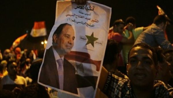 Al Sisi cuenta con amplia popularidad en el país del norte africano (Foto:Reuters)
