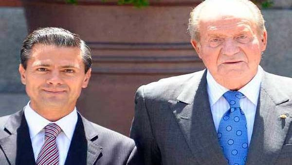 Peña Nieto se encuentra en Madrid realizando una visita oficial al rey Juan Carlos de Borbon y la reina Sofía (Foto:AP)
