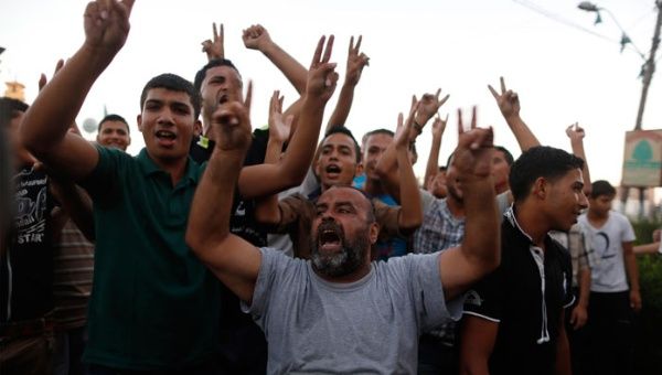 Los palestinos celebraron la tregus. (Foto: Reuters) 
