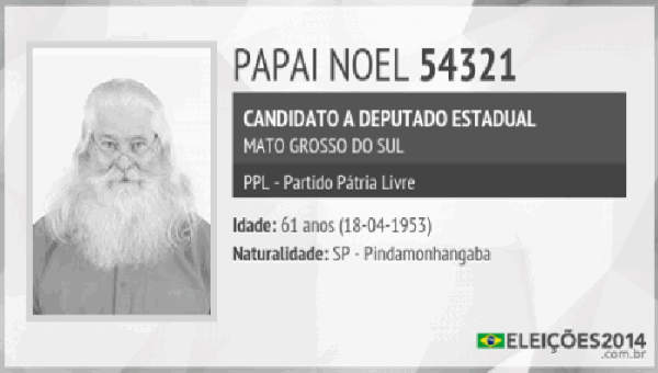 El papá Noel brasileño busca su espacio en la política (eleicoes2014.org)