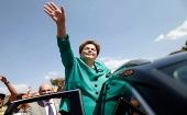 La presidenta de Brasil, Dilma Rousseff, encabeza todas las encuentas como favorita para las comicios del 5 de octubre (Foto: Reuters )