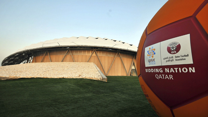 Estadio modelo construido con cero carbono y tecnología de refrigeración solar para estadios al aire libre en Doha, Catar. (Foto: EFE)