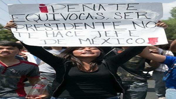 Los manifestantes aseguran que el nuevo reglamento recrudece medidas de represión (Foto: La Jornada)