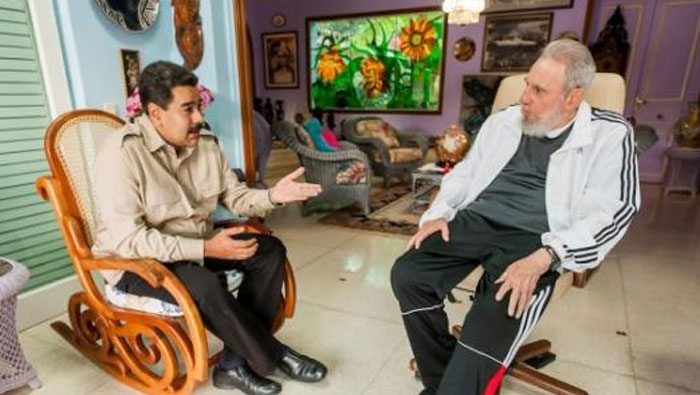 Maduro agradeció a Fidel.  (Foto: Archivo)