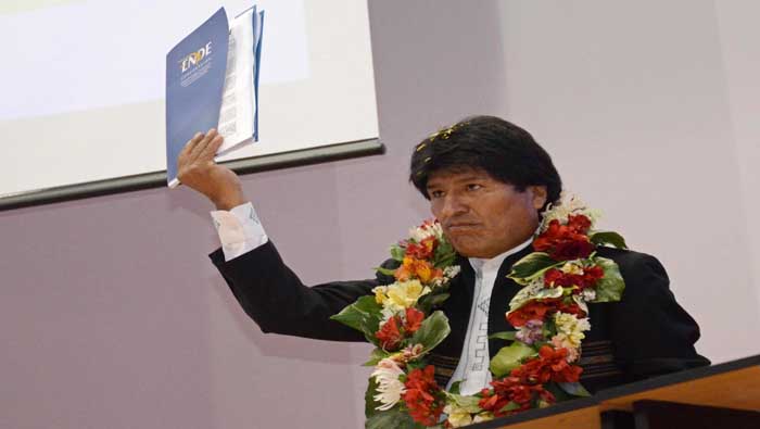 Evo Morales aspira a un tercer mandato en Bolivia para seguir impulsando el desarrollo de la nación (Foto: EFE)