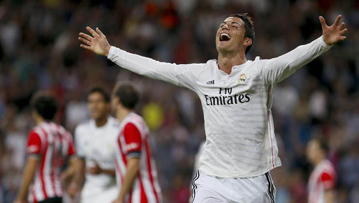 Cristiano Ronaldo fue la figura principal de la victoria del Madrid ante el Athletic. (Foto: EFE)