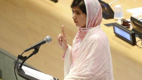 Malala Yousafzai, de 17 años, es una activista paquistaní promotora del derecho a la educación femenina en su país