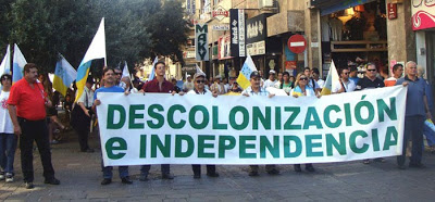 Protesta en Santa Cruz de Tenerife, 2010. (Foto: Archivo)