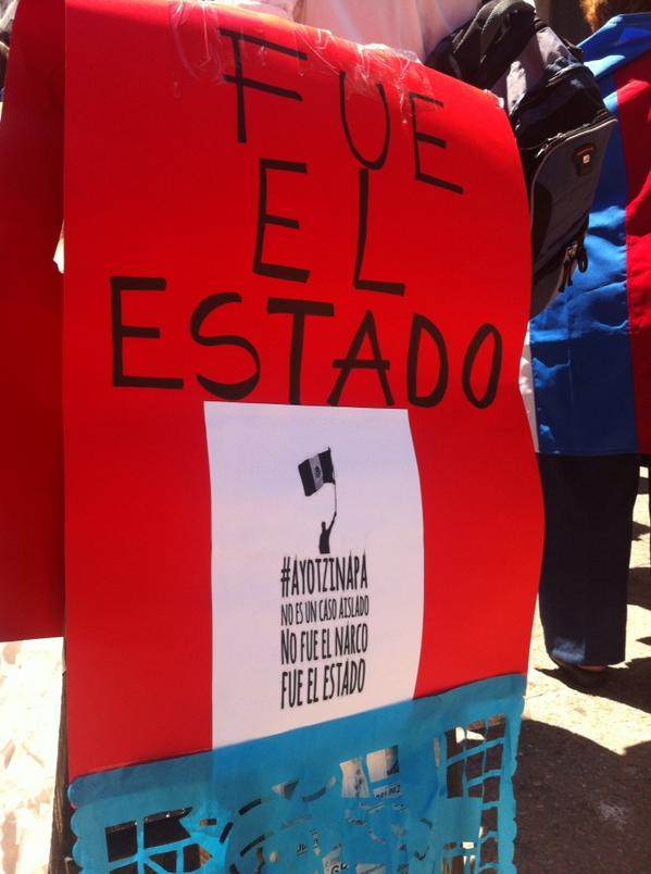 Este sentimiento global se sintió en Uruguay, donde iniciaron su reclamo acusando al Estado mexicano
