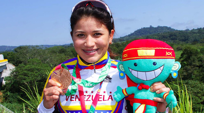 Ciclista venezolana, Lilibeth Chachón obtuvo medalla de bronce en prueba contrarreloj.