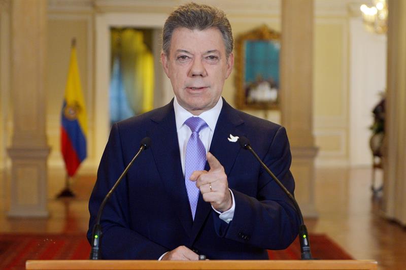 Juan Manuel Santos reafirma suspensión de los Diálogos de Paz