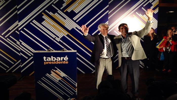 Tabaré Vázquez triunfó este domingo en la segunda vuelta electoral uruguaya.