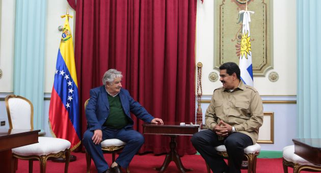 Presidente Maduro se reunirá este miércoles con mandatario uruguayo José Mujica. (AVN)