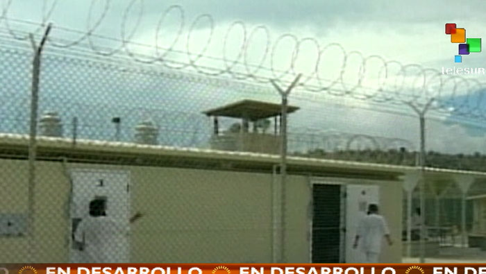 Fachada de la Base Naval de Guantánamo en Cuba.