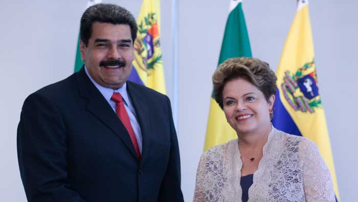 Maduro destacó los lazos de unión entre Venezuela y Brasil