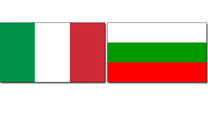 BBC confunde banderas de Italia y Bulgaria.