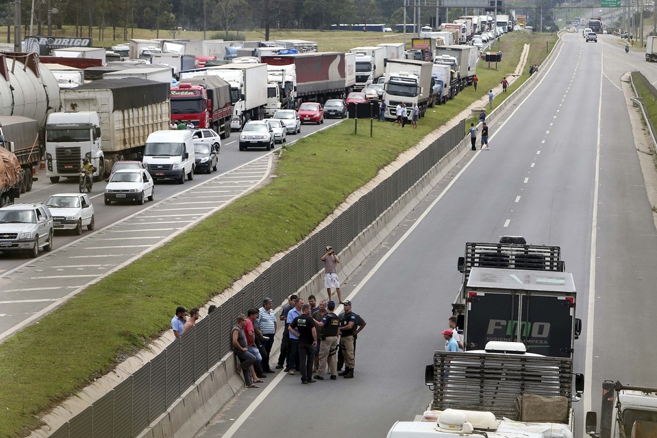 brazil trucker strike
