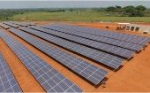 La planta solar es la primera en Bolivia con la cooperación del gobierno de Dinamarca. (Foto: HoyBolivia)