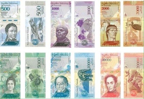 Resultado de imagen para billetes venezolanos