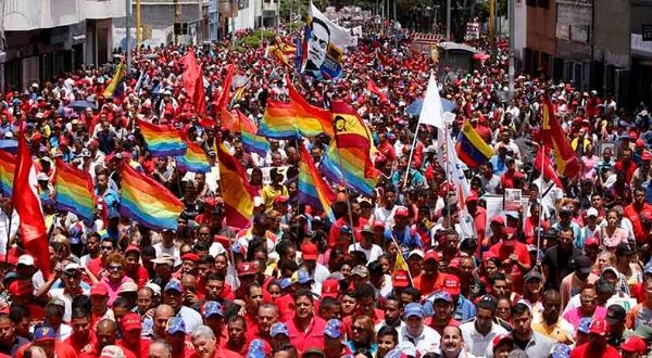 Marchas Del Oficialismo Y La Oposición En Venezuela Multimedia Telesur 1865