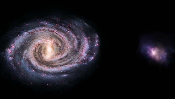 La galaxia ZF-COSMOS-20115 fue vigilada por expertos con los telescopios del observatorio Keck, en Hawái.