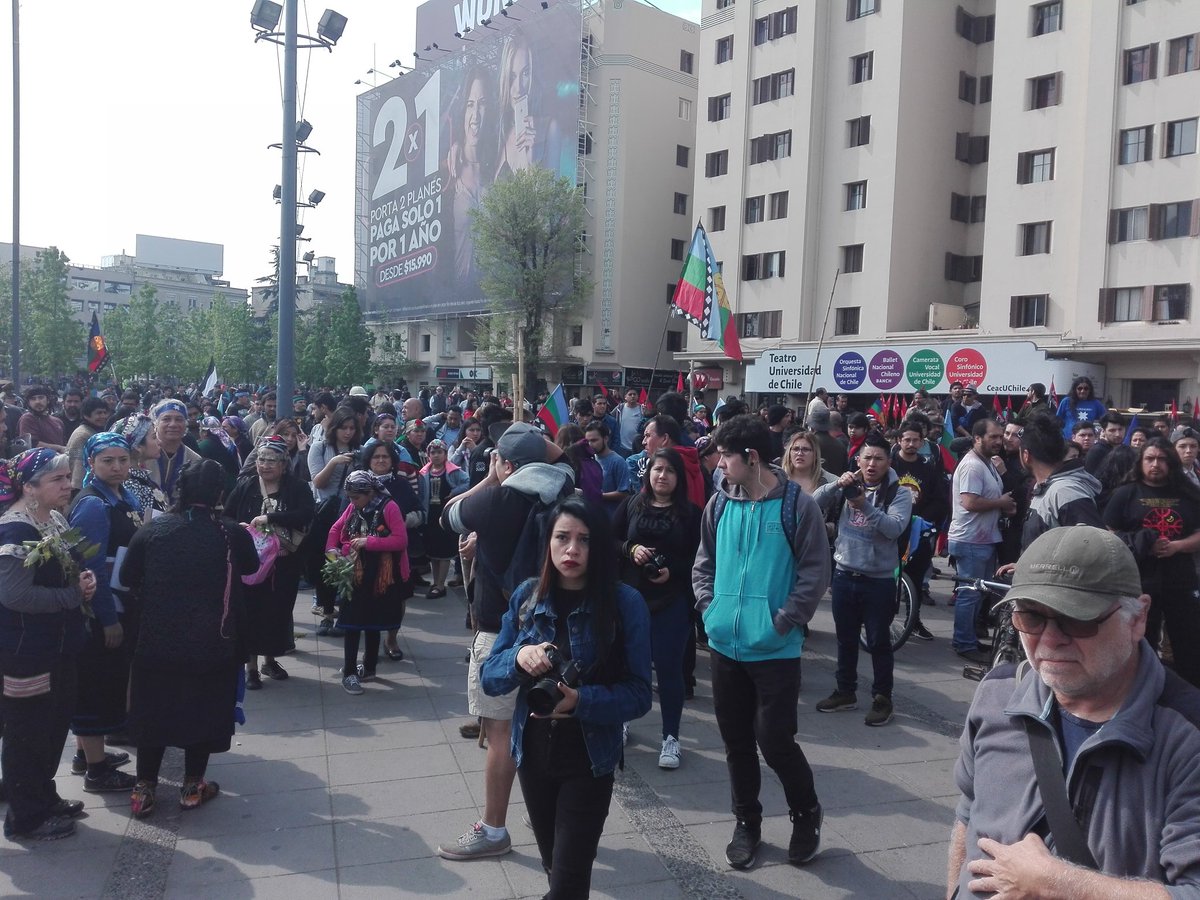 Comunidades mapuche marchan por la liberación de los indígenas detenidos