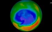 La recuperación fue de 20 por ciento menos de agotamiento de la capa de ozono en comparación con el año 2005.