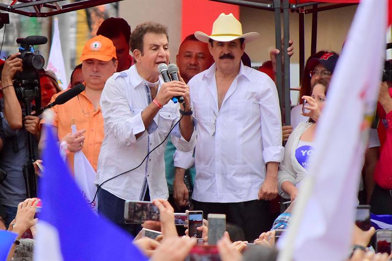 Zelaya continua ratificando su apoyo a Narsalla como presidente de Honduras.