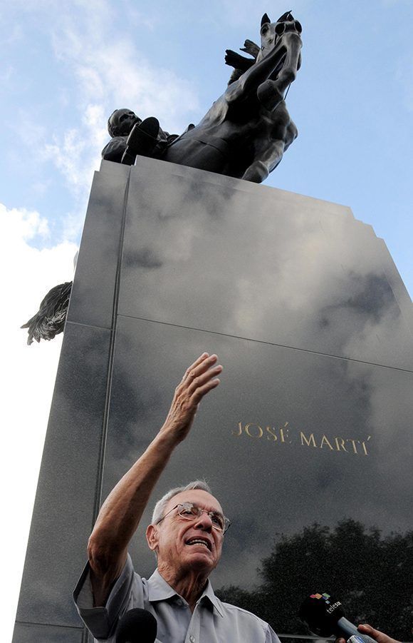 La estatua original se puede apreciar en el Parque Central de Nueva York. Ahora llega a Cuba la réplica de la estatua ecuestre gracias a donaciones de varios países.         