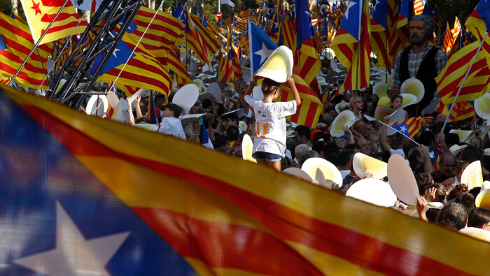 La manifestación a favor de los independentistas detenidos culminará en la cárcel Modelo de Barcelona