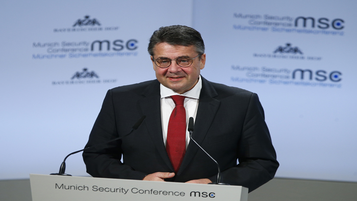 El ministro alemán de Exteriores intervino en la Conferencia de Seguridad.