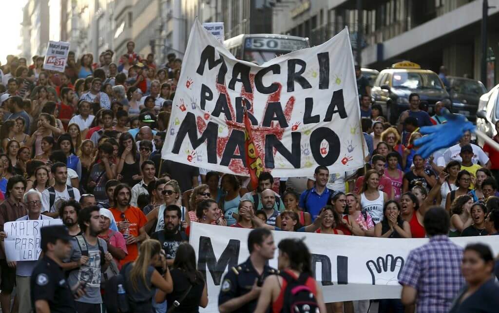 La movilización popular ha denunciado las políticas neoliberales de Macri